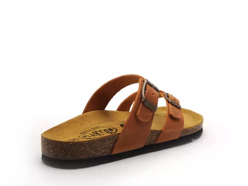 Plakton BOMBAY 181032 Marron Mules et Sabots Plats Femme