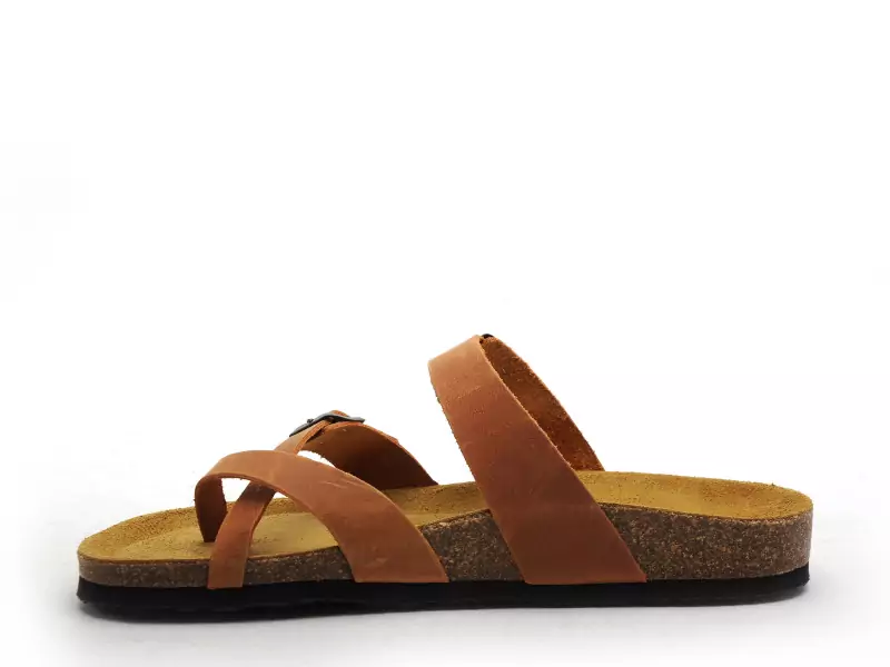 Plakton BOMBAY 181032 Marron Mules et Sabots Plats Femme