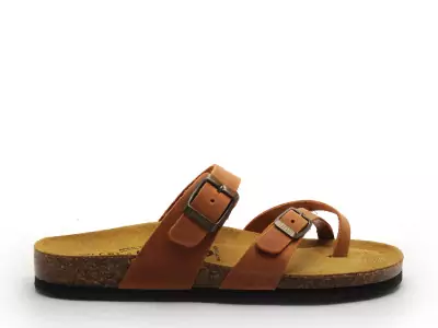 BOMBAY 181032 Marron Mules et Sabots Plats Femme