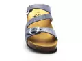 Plakton CP BOLINO 341210 Bleu Mules et Sabots Plats Femme