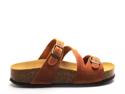 CP BOLINO 341210 Marron Mules et Sabots Plats Femme