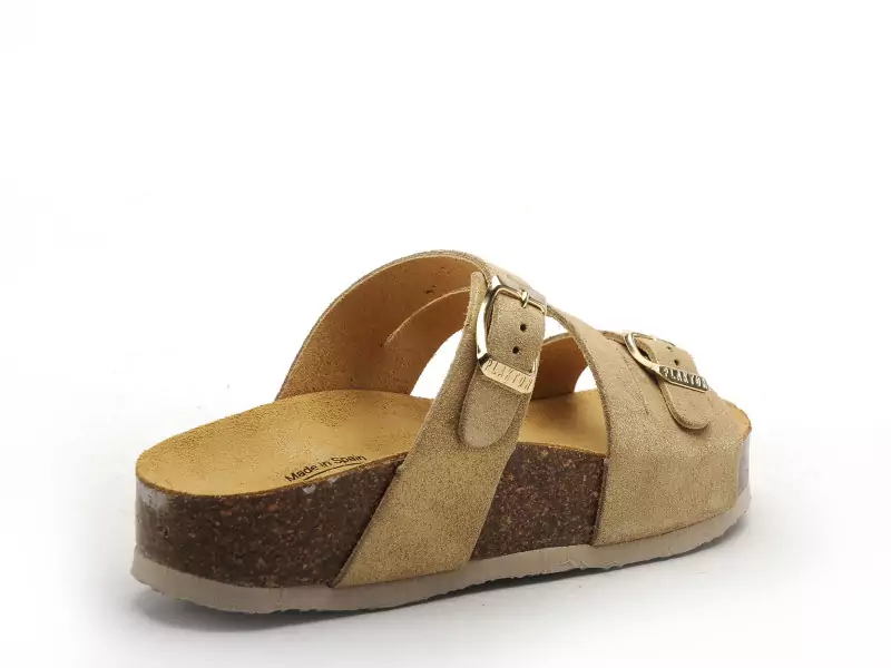 Plakton CP BOLINO 341210 Or Mules et Sabots Plats Femme