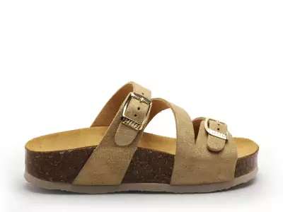 CP BOLINO 341210 Or Mules et Sabots Plats Femme