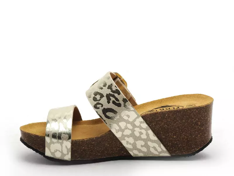 Plakton SO ROCK  873004 Or Mules et Sabots à Talons Femme