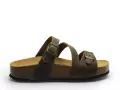 Plakton CP BOLINO 341210 Kaki Mules et Sabots Plats Femme
