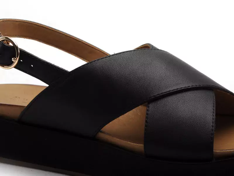 Inuovo A96005 Noir Sandales à Talons Femme
