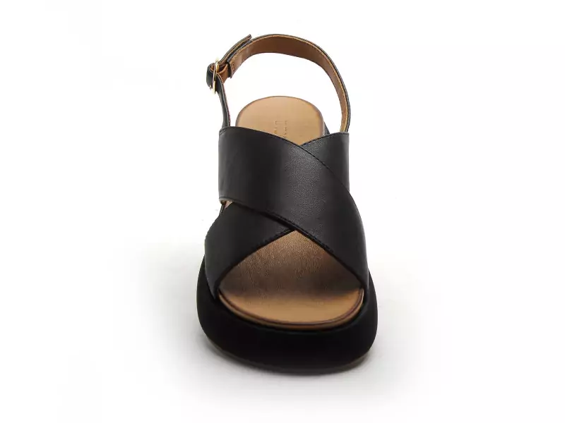 Inuovo A96005 Noir Sandales à Talons Femme