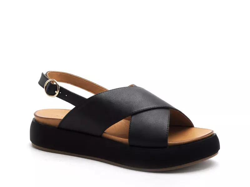 Inuovo A96005 Noir Sandales à Talons Femme