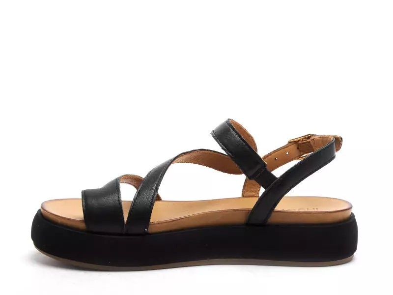 Inuovo A96003 Noir Sandales à Talons Femme