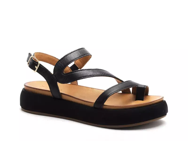 Inuovo A96003 Noir Sandales à Talons Femme