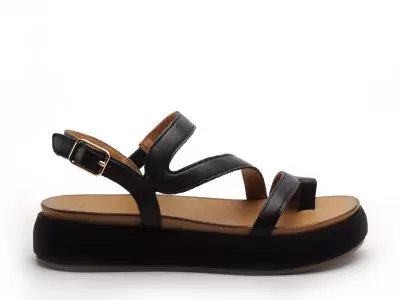 A96003 Noir Sandales à Talons Femme