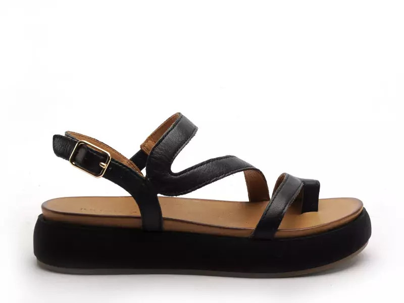 Inuovo A96003 Noir Sandales à Talons Femme