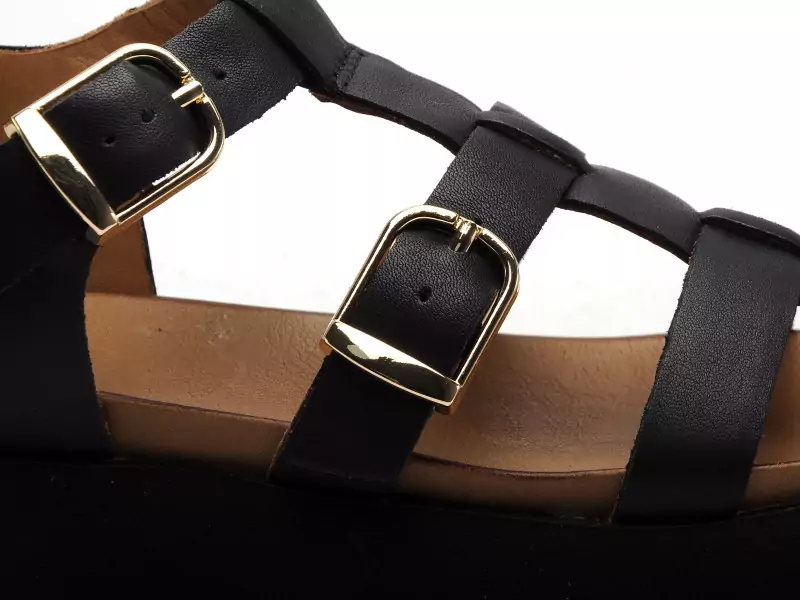 Inuovo A96046 Noir Sandales à Talons Femme