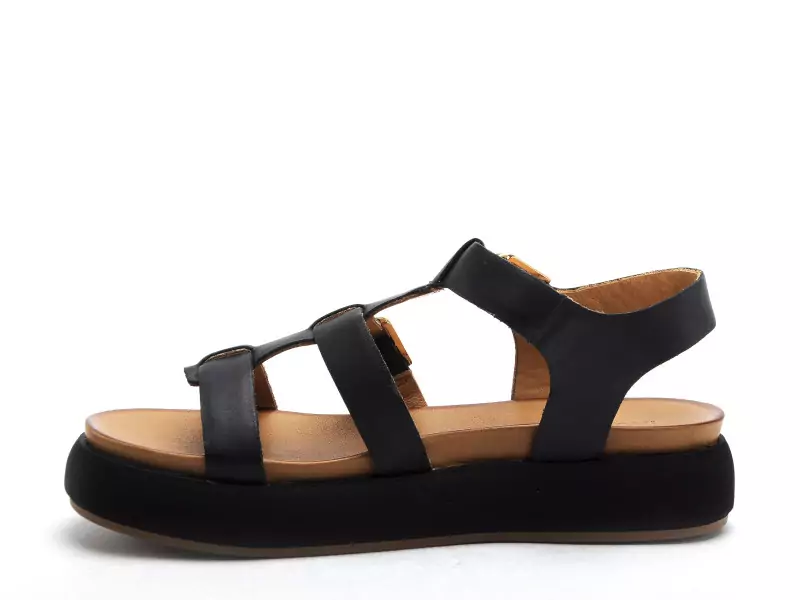 Inuovo A96046 Noir Sandales à Talons Femme