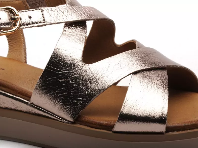 Inuovo 113120 Bronze Sandales à Talons Femme