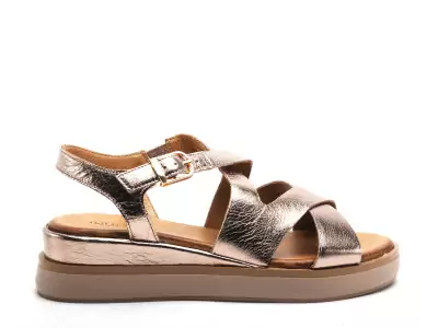113120 Bronze Sandales à Talons Femme