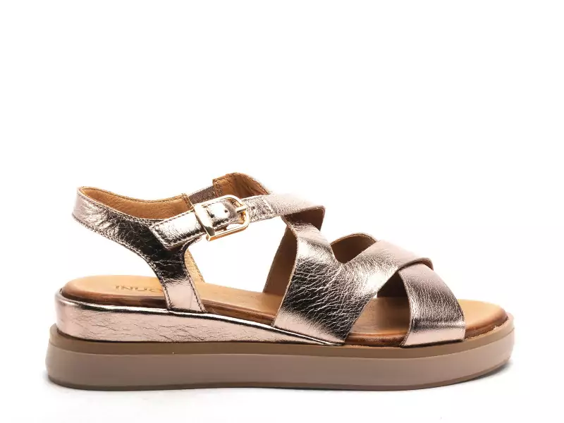 Inuovo 113120 Bronze Sandales à Talons Femme