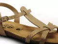 Plakton FRANCOCO 405412 Beige Sandales Plates Femme