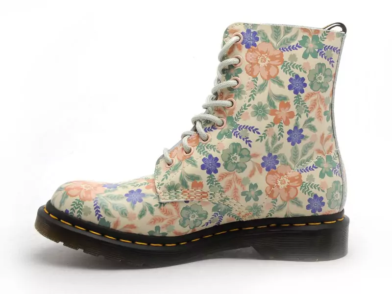 Dr Martens 1460 CLOUD CREAM Multicolore Boots et Bottines Plates Femme