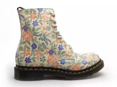 1460 CLOUD CREAM Multicolore Boots et Bottines Plates Femme