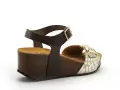 Plakton SO KEEP 876123 Kaki Sandales à Talons Femme