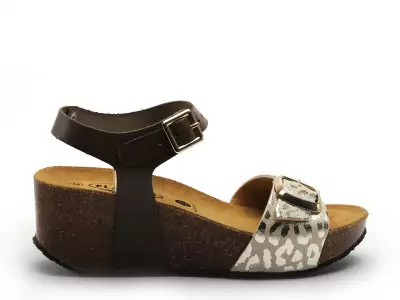 SO KEEP 876123 Kaki Sandales à Talons Femme