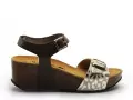 Plakton SO KEEP 876123 Kaki Sandales à Talons Femme
