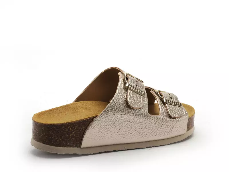 Plakton CP BETA  340010 Or Mules et Sabots Plats Femme