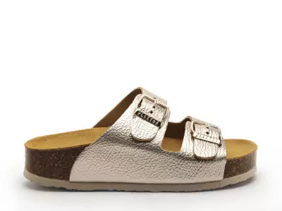 CP BETA  340010 Or Mules et Sabots Plats Femme