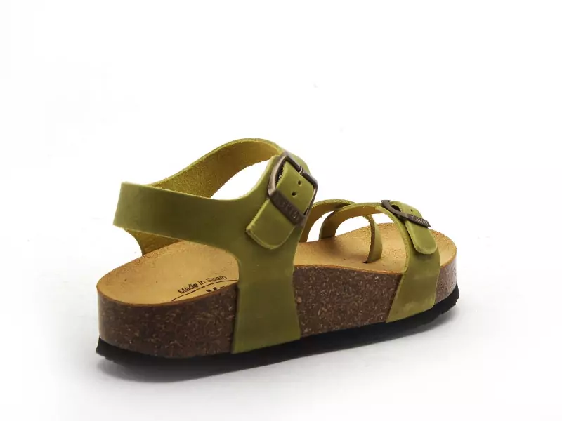 Plakton CP ZOMBA  341016 Vert Sandales à Talons Femme