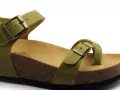 Plakton CP ZOMBA  341016 Vert Sandales à Talons Femme