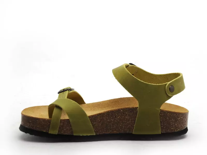 Plakton CP ZOMBA  341016 Vert Sandales à Talons Femme