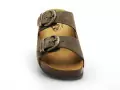 Plakton CP BETA OUEST 340010 Kaki Mules et Sabots Plats Femme