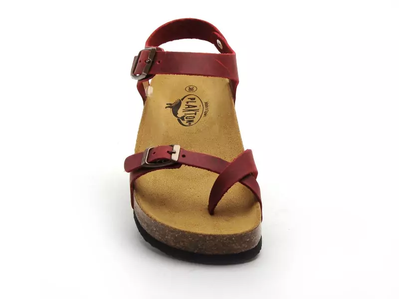 Plakton CP ZOMBA  341016 Rouge Sandales à Talons Femme