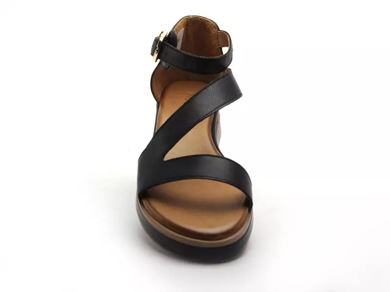 Inuovo 113119 Noir Sandales à Talons Femme
