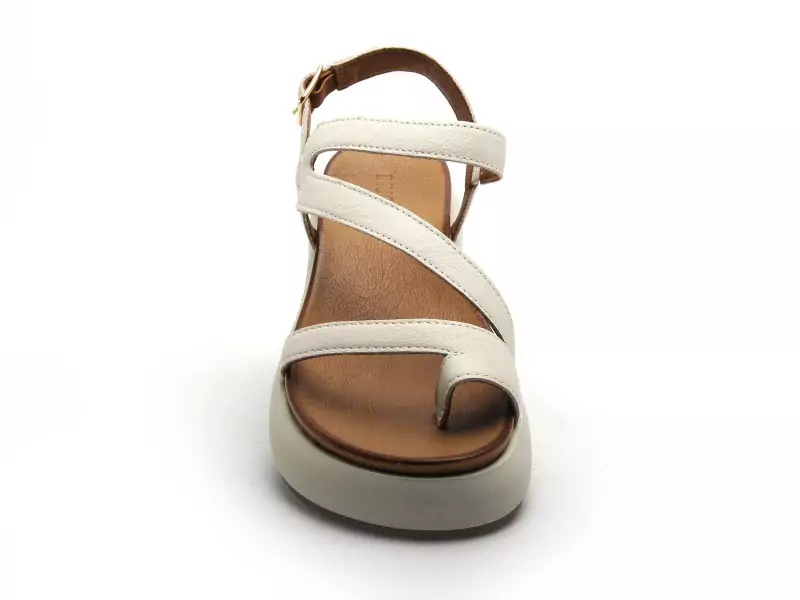 Inuovo A96003 Marron Sandales Plates Femme