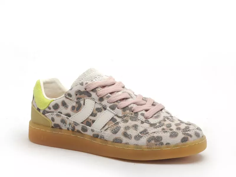 Coolway GOAL LEO Beige Baskets Basses Femme