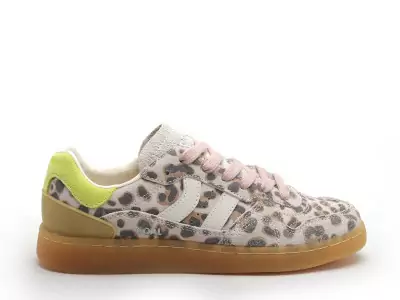 GOAL LEO Beige Baskets Basses Femme