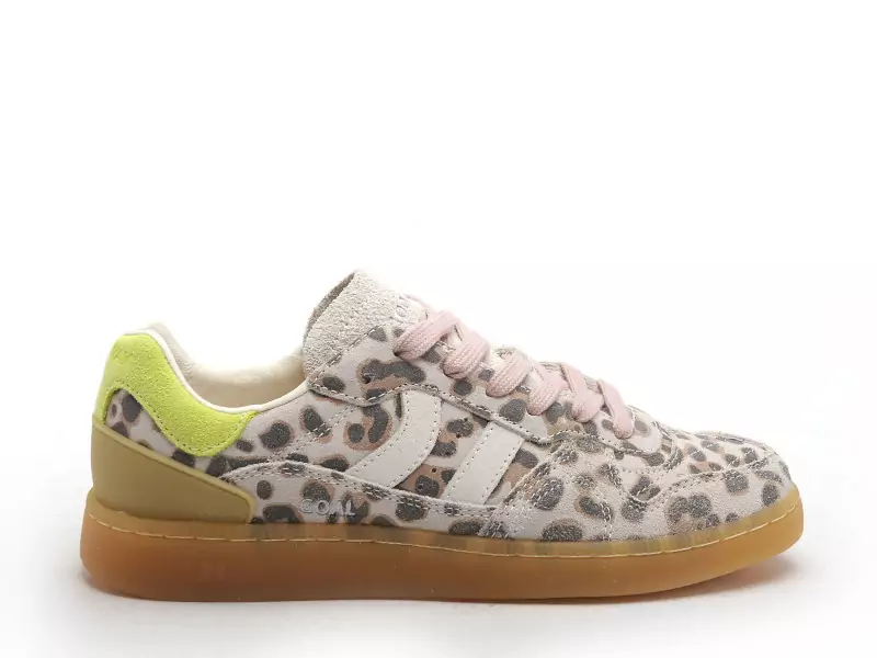 Coolway GOAL LEO Beige Baskets Basses Femme