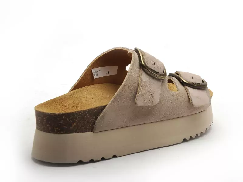 Scholl LUCIE Beige Mules et Sabots à Talons Femme