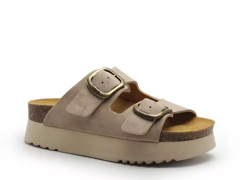 Scholl LUCIE Beige Mules et Sabots à Talons Femme