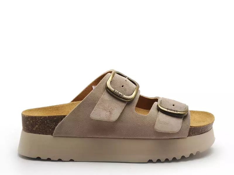 Scholl LUCIE Beige Mules et Sabots à Talons Femme
