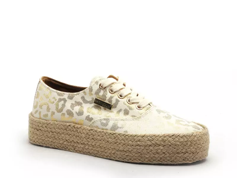 Les Tropeziennes COSMIC Beige Baskets Basses Femme