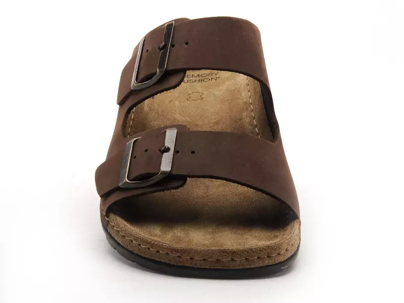 Scholl ABERDEEN Marron Sandales Homme