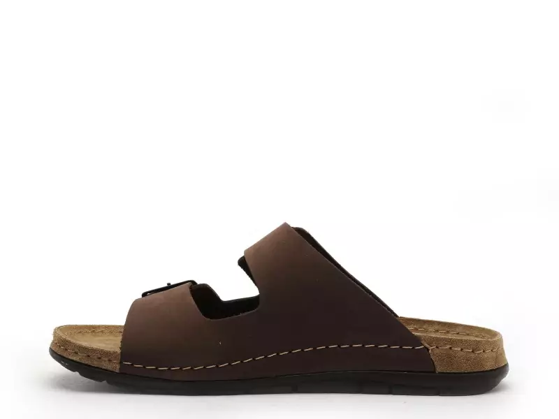 Scholl ABERDEEN Marron Sandales Homme