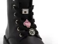 Geox J CASEY FILLE J5620B Noir Boots et Bottes Fille