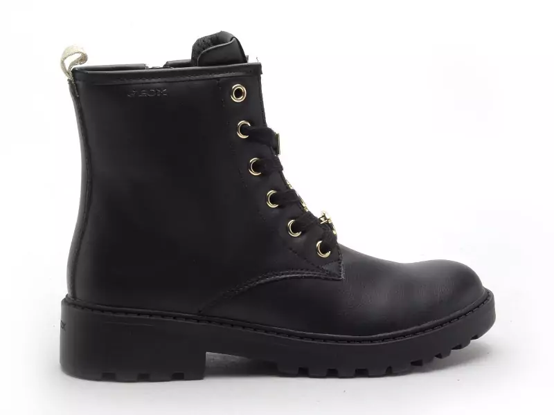 Geox J CASEY FILLE J5620B Noir Boots et Bottes Fille