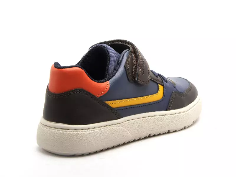 Geox J THELEVEN BOY J56LDD Multicolore Baskets Basses Garçon