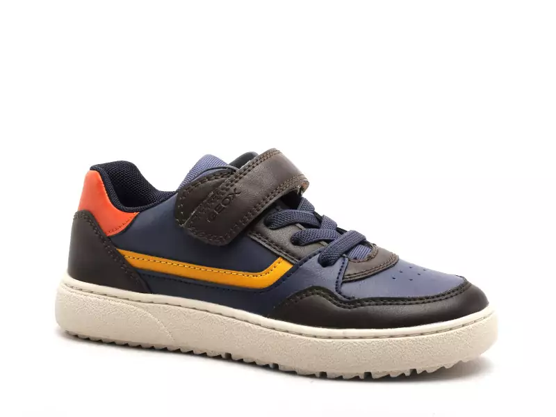 Geox J THELEVEN BOY J56LDD Multicolore Baskets Basses Garçon
