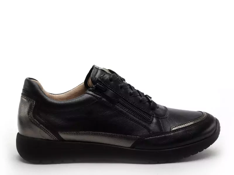 Caprice 23721 44 Noir Baskets Basses Femme